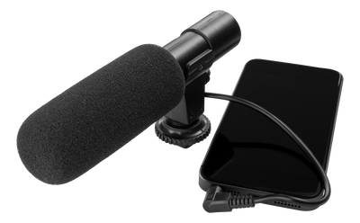 Vlogg mikrofon för mobil eller kamera
