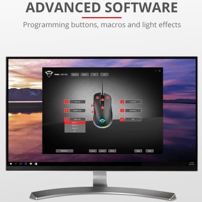 GXT 922 Ybar Gaming Mouse Svart