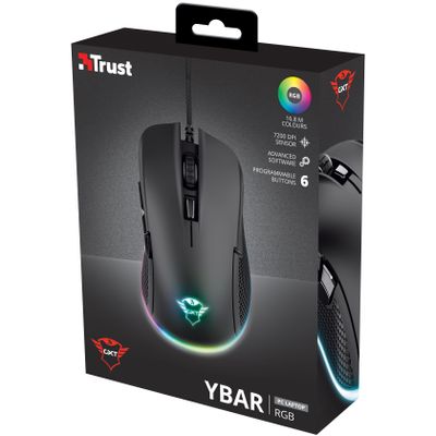 GXT 922 Ybar Gaming Mouse Svart