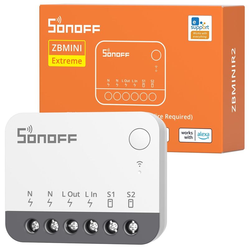 Smart Strömbrytare med Zigbee 3.0 – (Neutralledare)