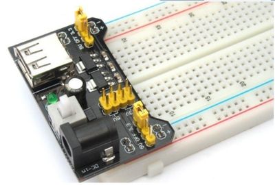 Breadboard power supply - assembled 3.3V/5V output