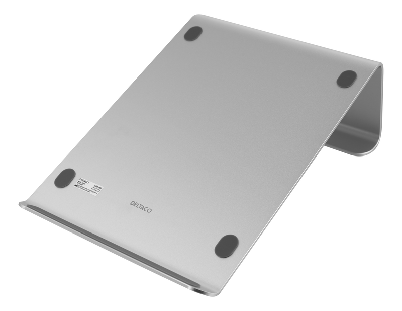 DELTACO Office, Laptop riser, 11"-15", 10kg, aluminium