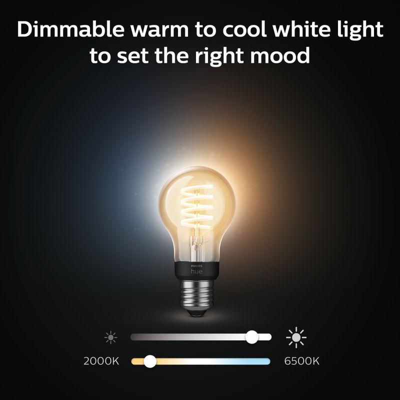Hue White Ambience Filamentlampa 7W A60 E27