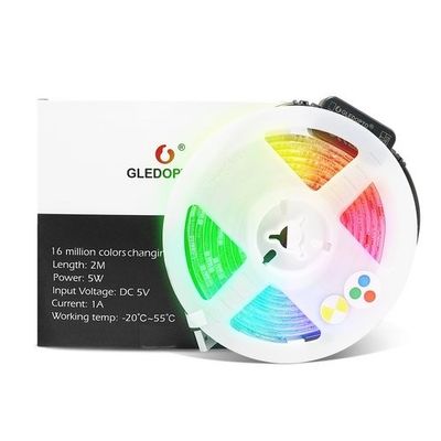 FYND Ljusslinga för utomhusbruk - RGB-CCT - 2m - ZigBee - Gledopto