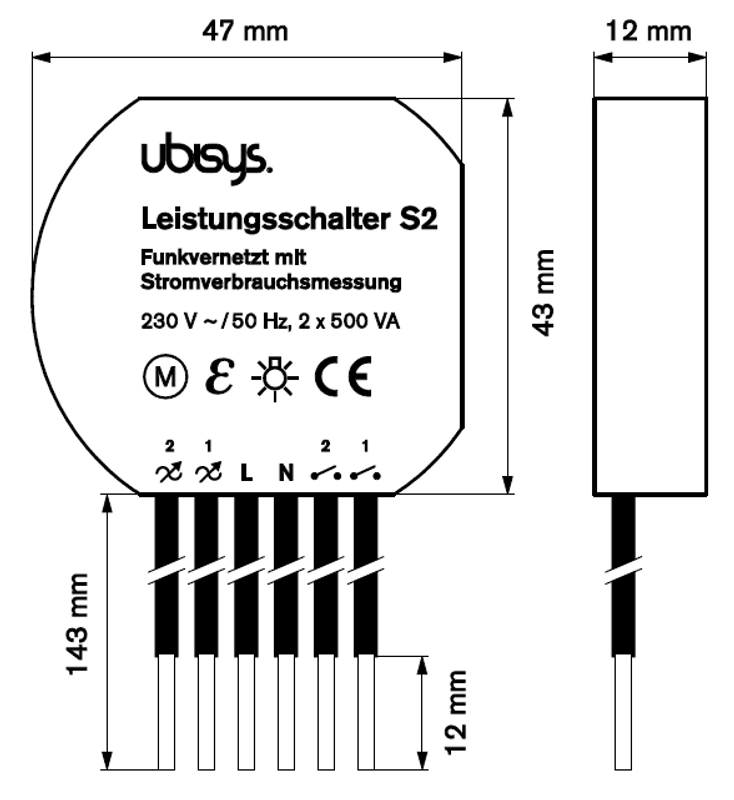 Power switch S2