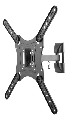 DELTACO Office, full-motion 2-way wall, 23"-55", 30kg, 75x75-400-400