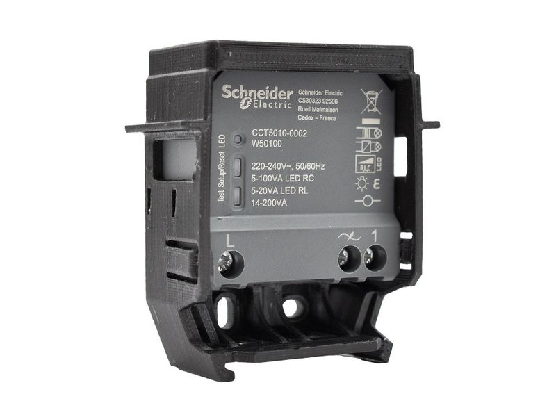 DIN-Adapter för Wiser relä/dimmer-puckar