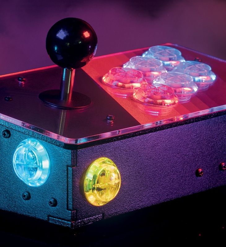 Picade Plasma Kit - Illuminated Arcade Buttons - 10-button kit
