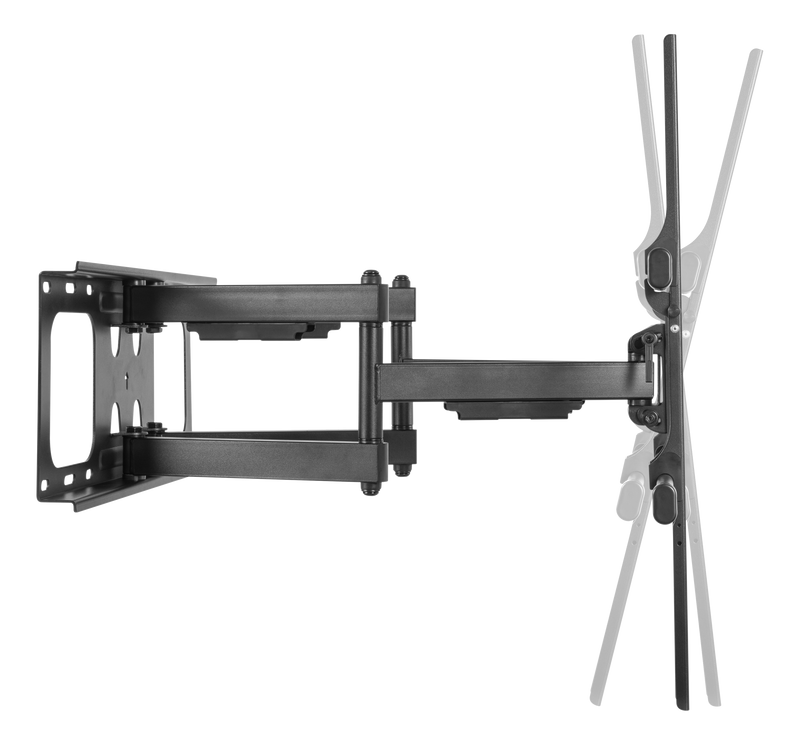 DELTACO Office, Heavy-duty full-motion wall mount, 65-100", 85kg, 200x200-800x60.