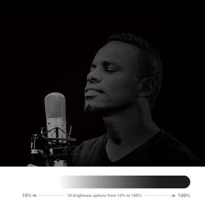 Ring light Hjärtform RGB med bordsstativ