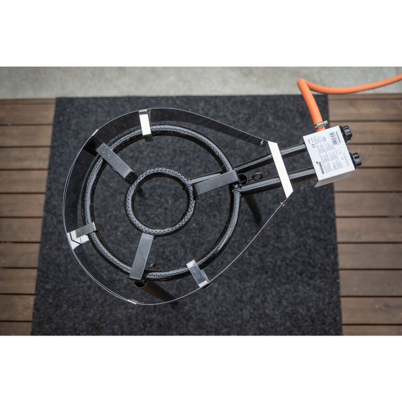 Gas ring Brännare Emaljerad 50cm