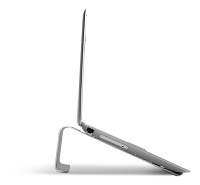 DELTACO Office, Laptop riser, 11"-15", 10kg, aluminium