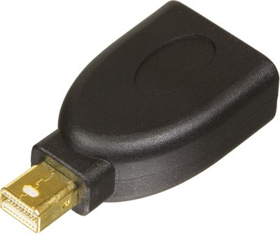 Mini Displayport - Displayport, Ultra HD, svart