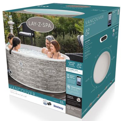 Lay-Z-Spa® Vancouver AirJet Plus 1.55m x 60cm