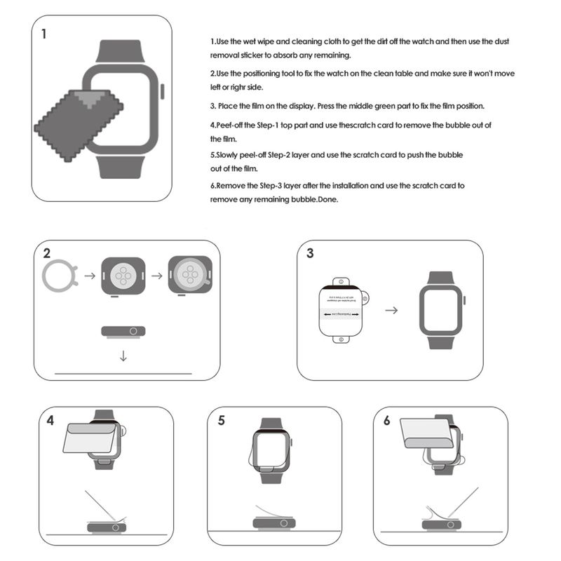 Skärmskydd Apple watch 3-pack 40mm