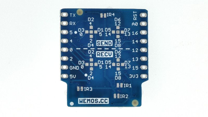 IR Controller Shield V1.0.0 for LOLIN D1 mini