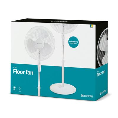 Golvfläkt 40cm Vit GF120