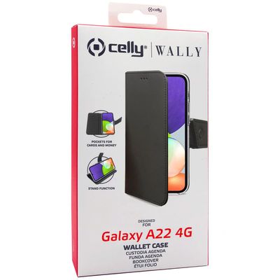 Wallet Case Galaxy A22 4G Black
