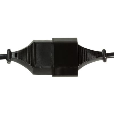 Förlängningskabel Ojordad Euro Svart 3m