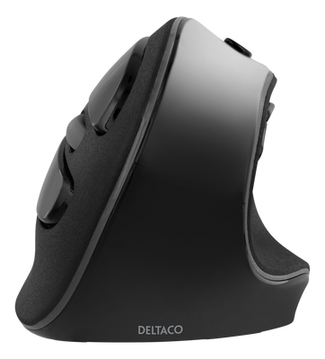 DELTACO Office Wireless vertical ergonomic mouse, silent clicks, 2400