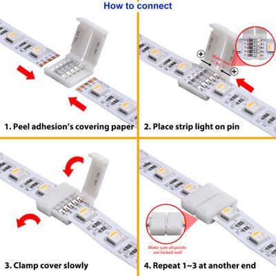 LED-Skarv - 12mm - 5-pin RGBW - IP20