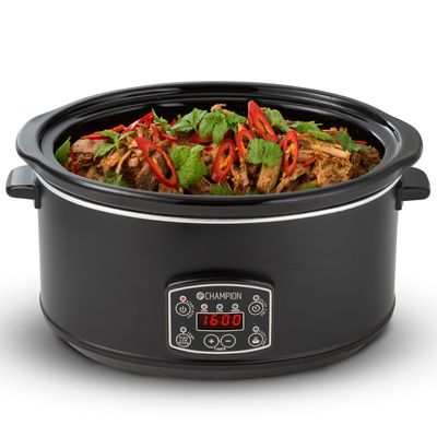 Slowcooker 6,5L Mattsvart