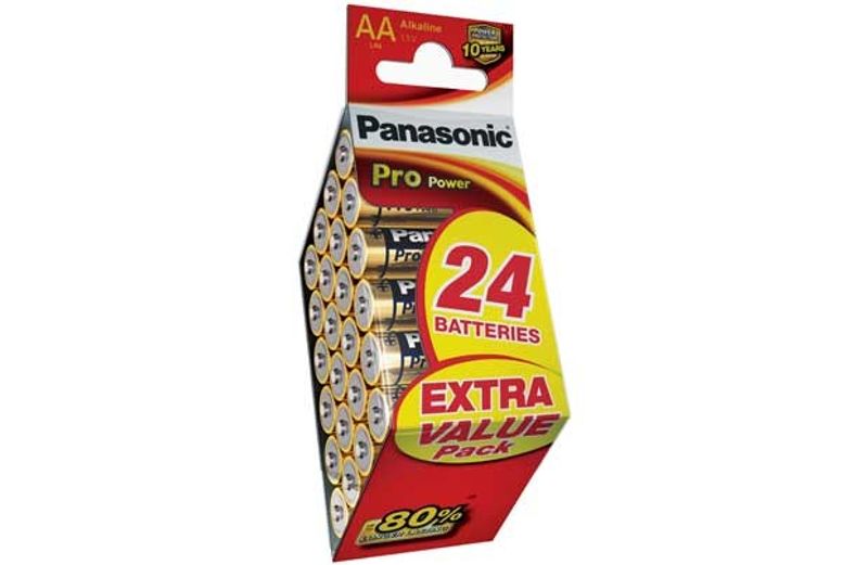 Pro Power Alkaline-batterier, AA (LR06), 1,5V, 24-pack