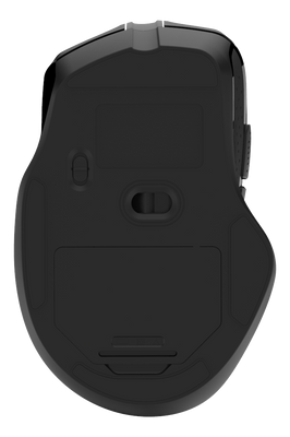 DELTACO Wireless office silent mouse, ergonomic shape, USB rec