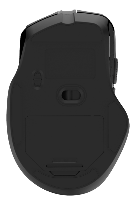 DELTACO Wireless office silent mouse, ergonomic shape, USB rec