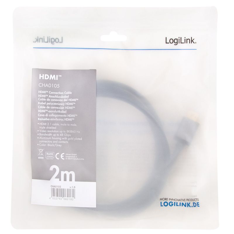 HDMI-kabel Ultra High Speed 8K/60 4K/120Hz 2m