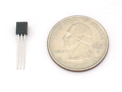The TMP36 is an analog temperature sensor.