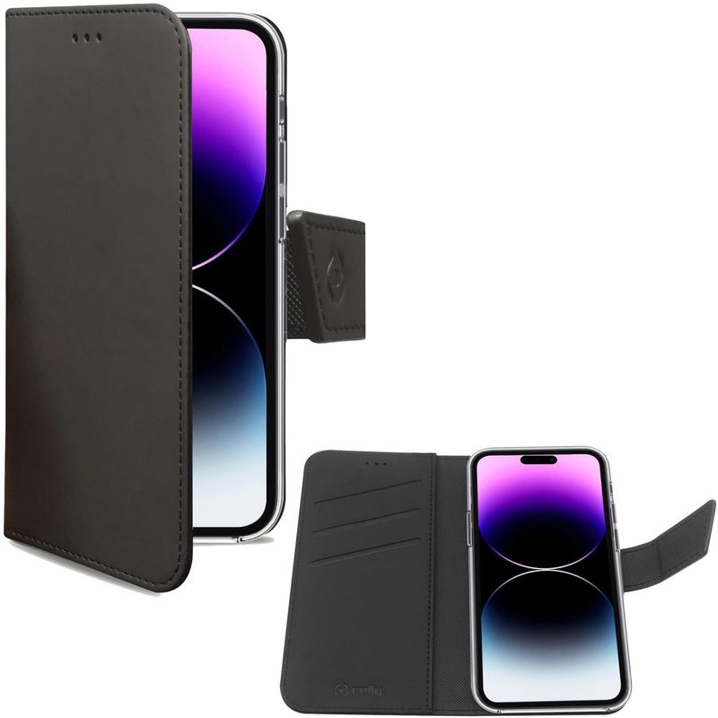 Wallet Case iPhone 14 Pro Max Svart