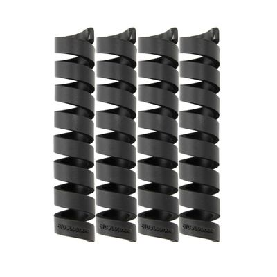 Bluelounge CableCoil 4-pack - Svart - Ordnar dina kablar prydligt och håller dem samlade.