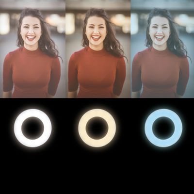 Ring light för smartphone Ø20 cm utan stativ