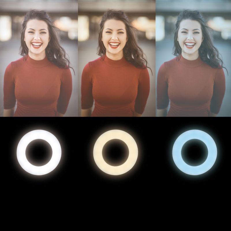 Ring light för smartphone Ø20 cm utan stativ