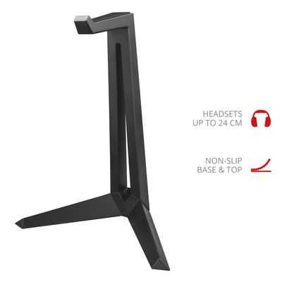 The GXT 260 Cendor Headset stand is the perfect solution to keep your gaming headphones organized and within reach. With its sleek and modern design,