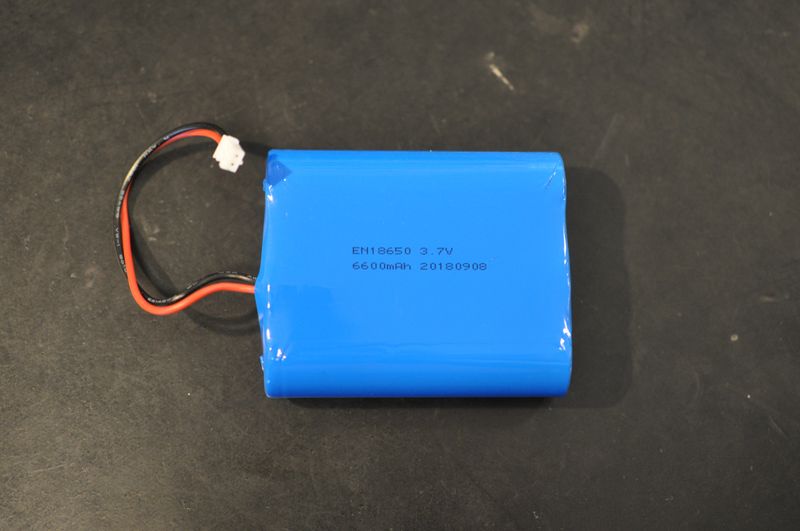 Lithium Ion Battery Pack - 3.7V 6600mAh