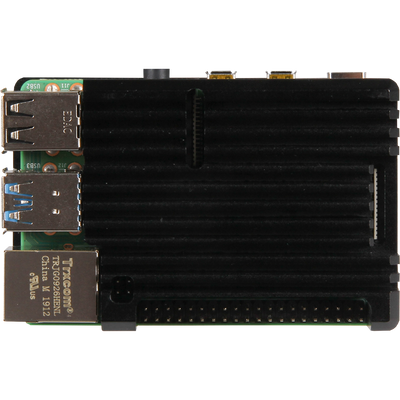 Aluminium Heatsink Case for Raspberry Pi 4 - Slim - Joy-IT