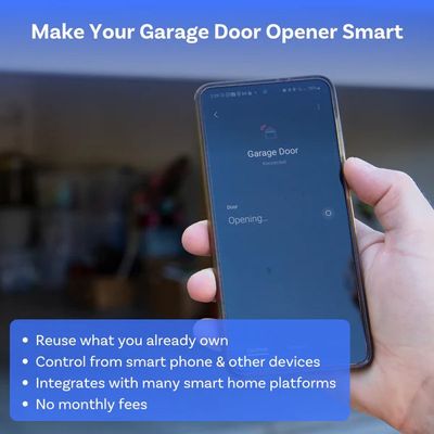 Smart öppnare till garageportar - Konnected