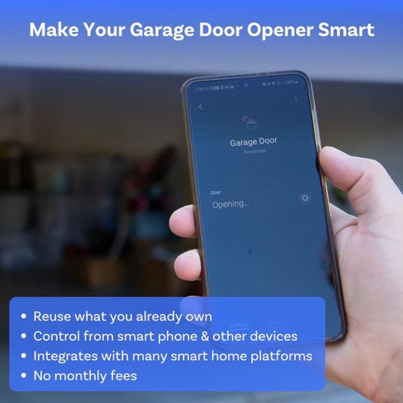 Smart öppnare till garageportar - Konnected
