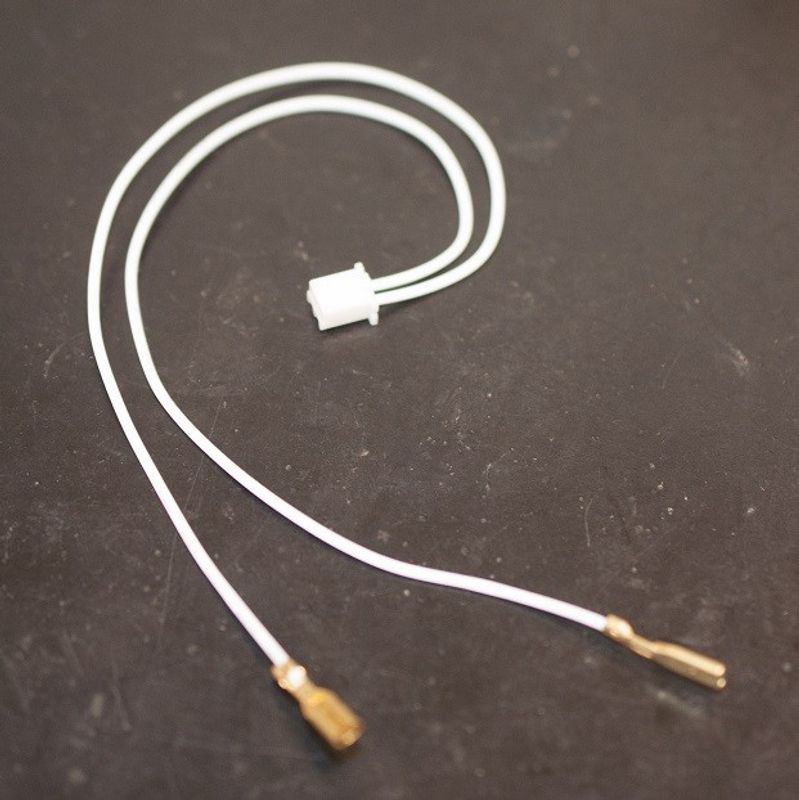 2x 2.8mm spade to 2-pin JST-PH - 18cm