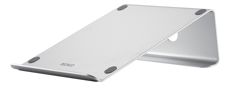 DELTACO Office, Laptop riser, 11"-15", 10kg, aluminium