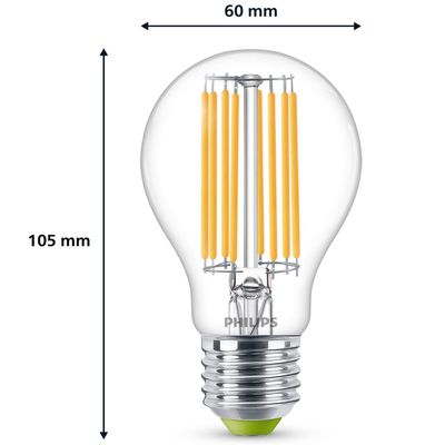 LED E27 Normal 60W Klar 840lm Energiklass A