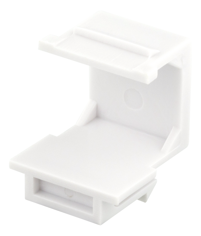 DELTACO blindplugg för Keystone-portar, 5-pack, vit