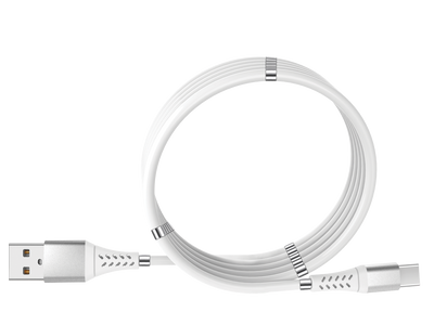 Magnetisk USB-C-USB-A laddkabel, 2m