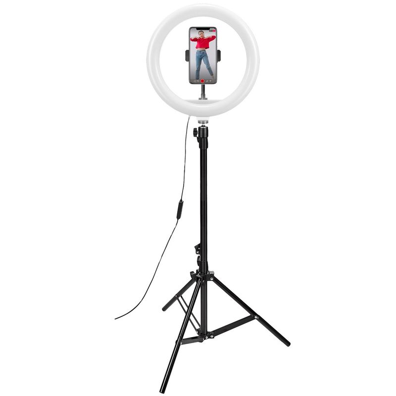 CLICKRINGUSB 12" Ringlampa med 1,6m Tripod