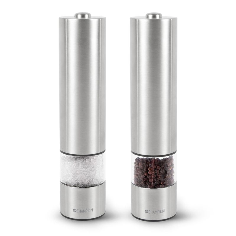 Salt- and pepper mill, Stainless steel