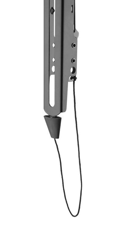 DELTACO Office, heavy-duty fixed foldable, 32"-70", 70kg, 75x75-400x400.