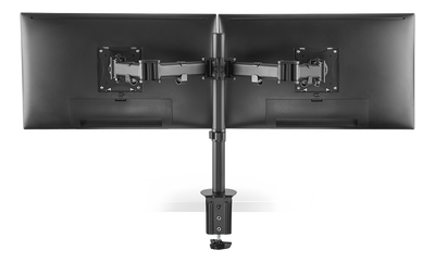 DELTACO Office, Dual desk, 13"-27", 8kg, 75x75-100x100