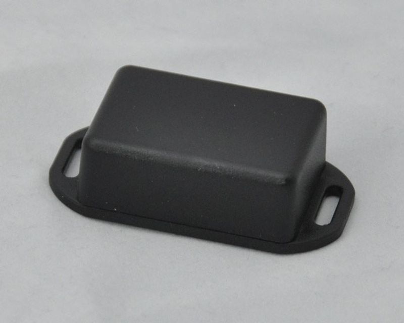 Plastbox small Black With mounting brackets